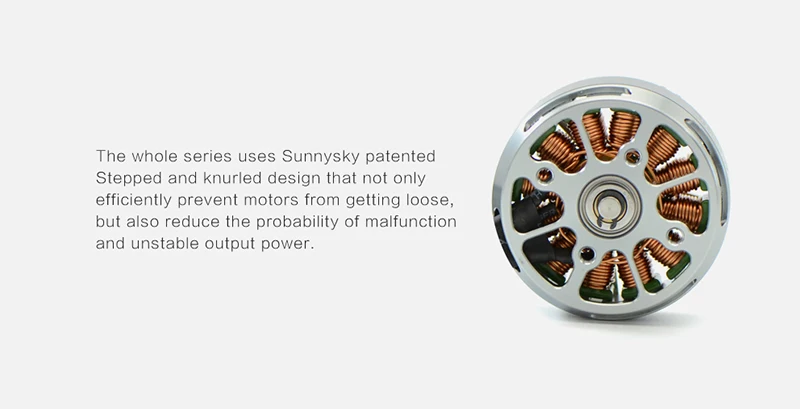 Оригинальный SUNNYSKY V3508 380kv 580kv 700kv бесщеточный двигатель для радиоуправляемого