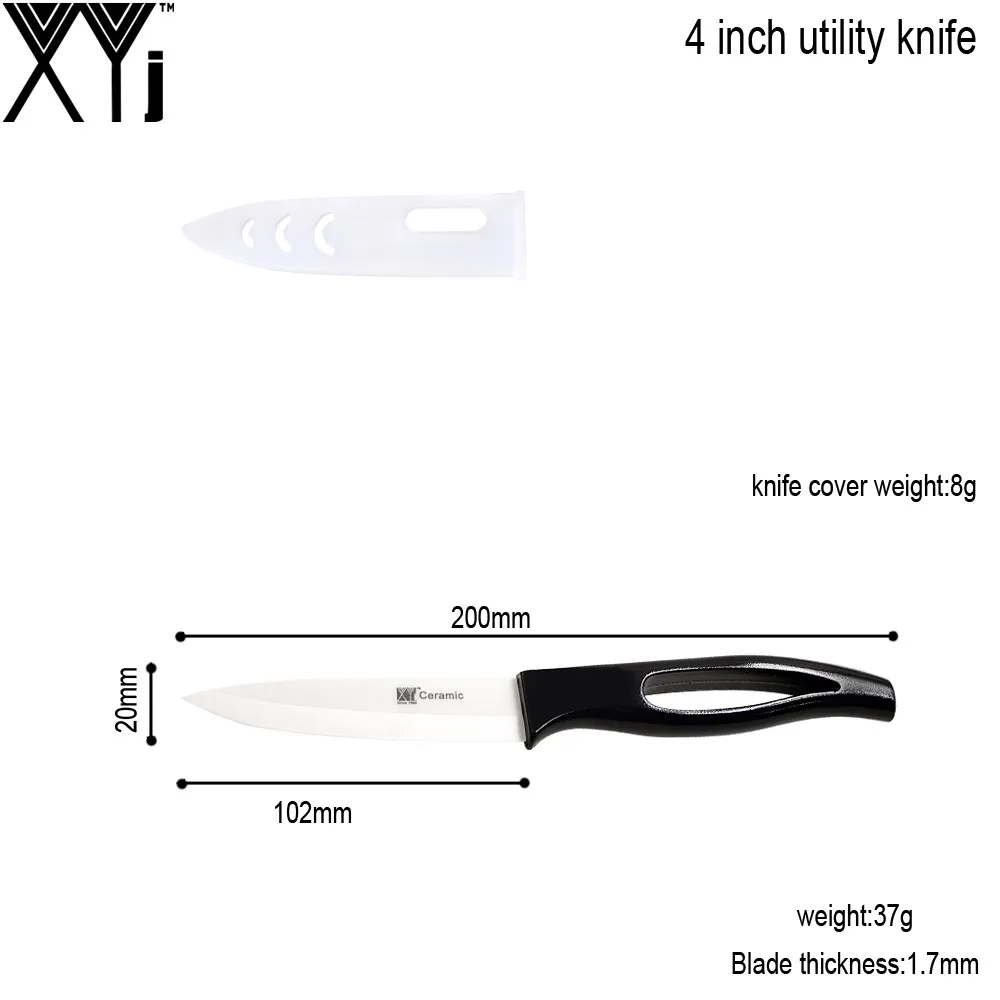Бытовой Керамический нож 4 ''утилита 5'' нарезки 6 &quotшеф повар XYJ абсолютно