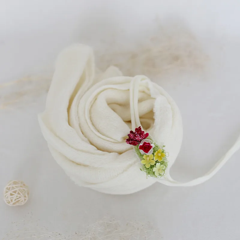 Реквизит для фотосъемки новорожденных пеленальная повязка на голову детская