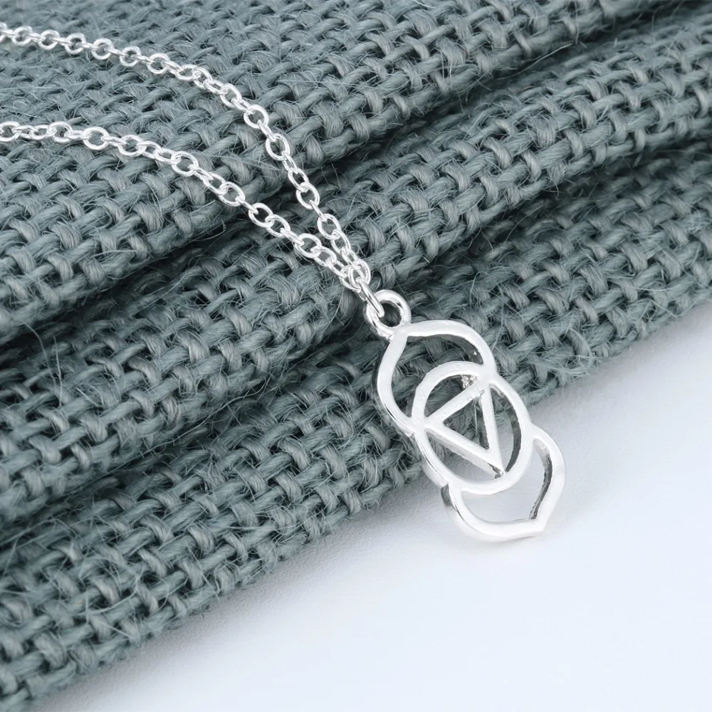 Kinitial 10Pcs Newest Style Geometric Third Eye Chakra Necklace Pendant New Party Sweater Jewelry for Women Bijoux | Украшения и