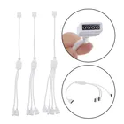 Светодиодная лента, разъем, адаптер, кабель, зажим, водонепроницаемый 3528 5050 3014 RGB 4pin, гибкий светодиодный разъем, удлинитель