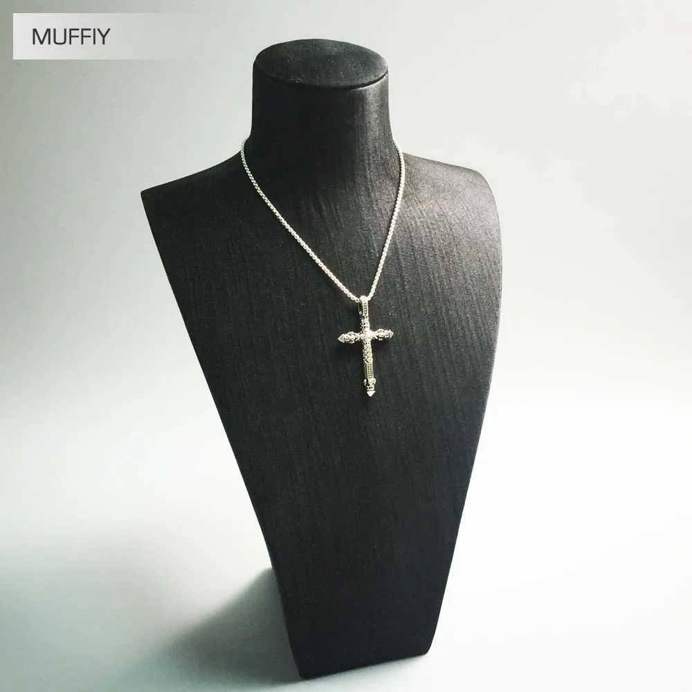 Cross Pendant Jewelry Accessories Europe Style Rebel Fashion Heart Jewerly For Men &amp Women 2017 Gift In 925 Sterling Silver | Украшения
