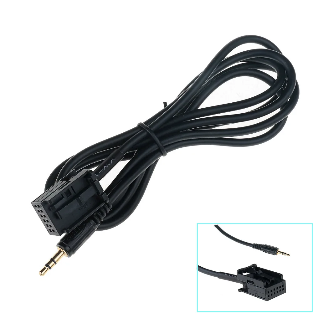Автомобильный AUX аудио кабель IN адаптер 3 5 мм Мужской интерфейс 12 Pin CD Changer Line для BMW