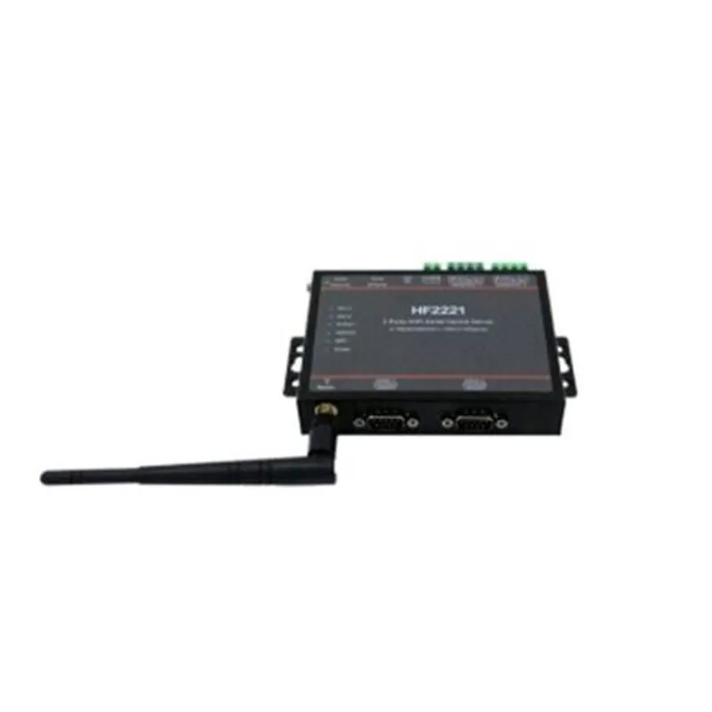 1 шт./упак. 2221 промышленный блок Modbus 2 порта последовательный сервер RS232/RS485/RS422 к WiFi