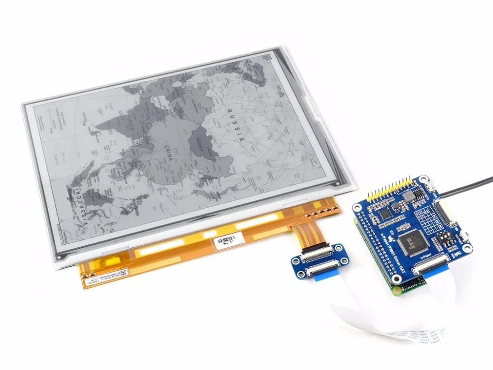 1200x825 9 7 дюймовая шляпа E Ink для Raspberry Pi e Paper контроллер IT8951 интерфейс