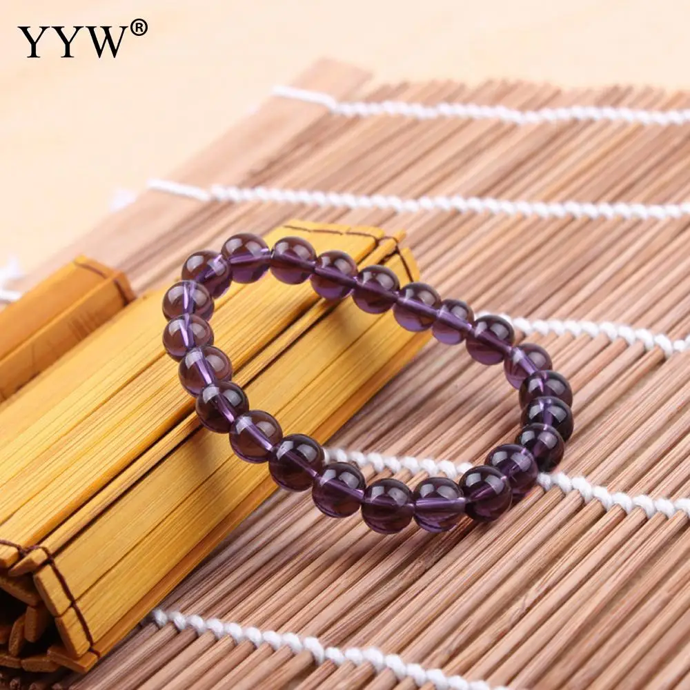 7 2 дюймов 8 мм Pulseras Mujer Moda 2018 красочные стеклянные бусины прозрачные браслет для