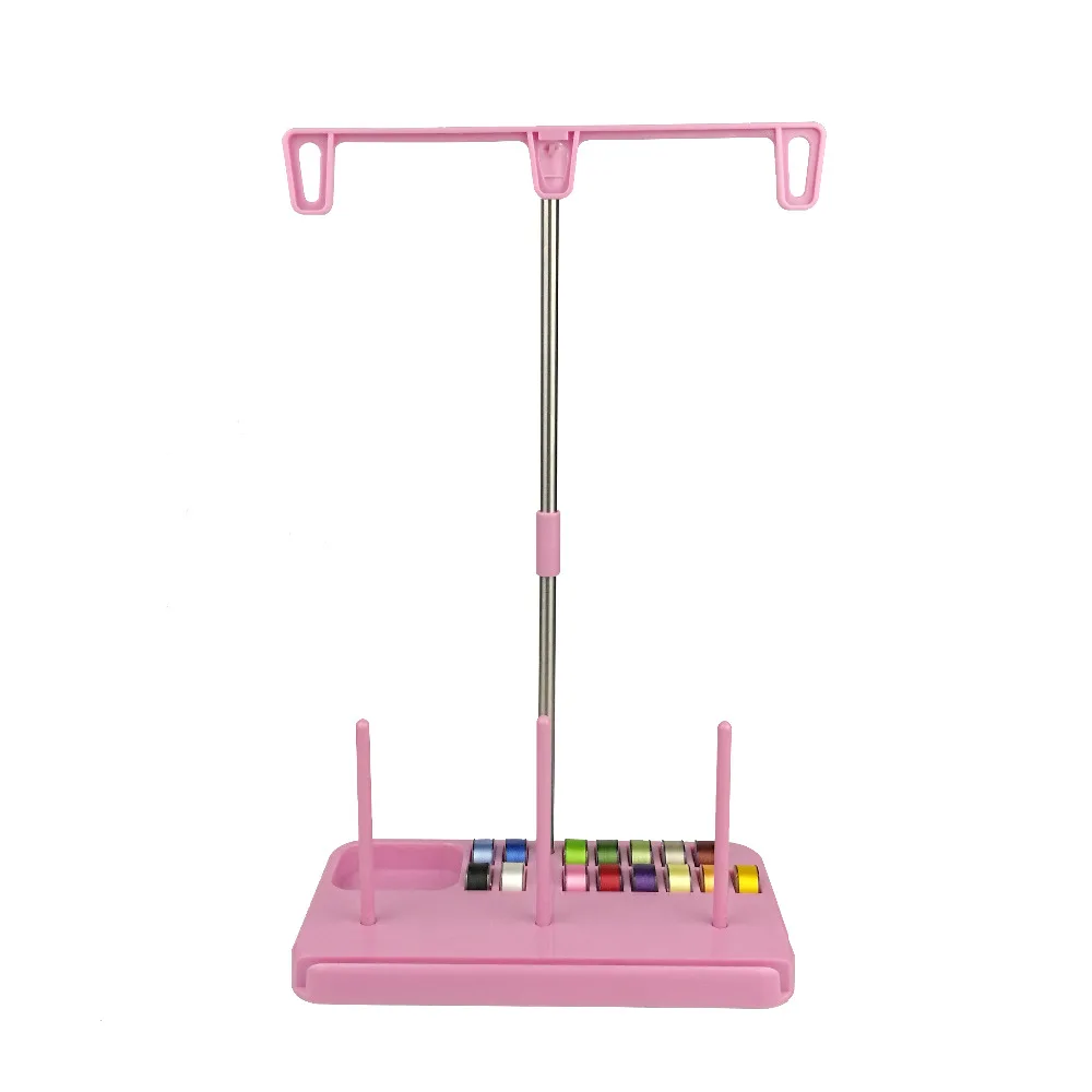 Держатель катушек Simthread Пластиковый Регулируемый держатель с 3 нитью для вышивки