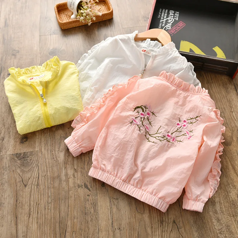 2019 Brand New Infant Kids Baby Girls Zipper Coat Jacket Autumn Winter Tops Solid Ruffles Long Sleeve Warm Clothes Outfits 2-5T | Детская
