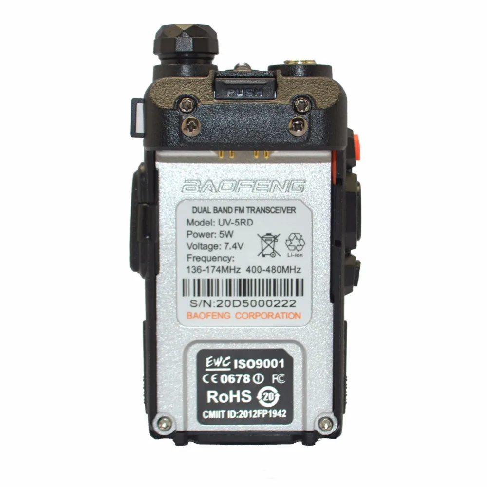 Радиоприемник Baofeng радиоприемник для охоты два диапазона UHF 400 470 VHF 136 174 МГц|walkie
