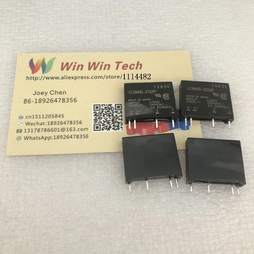 Бесплатная Доставка 10 шт. новый оригинальный твердотельные реле G3MB-202P-5VDC G3MB-202P-5V