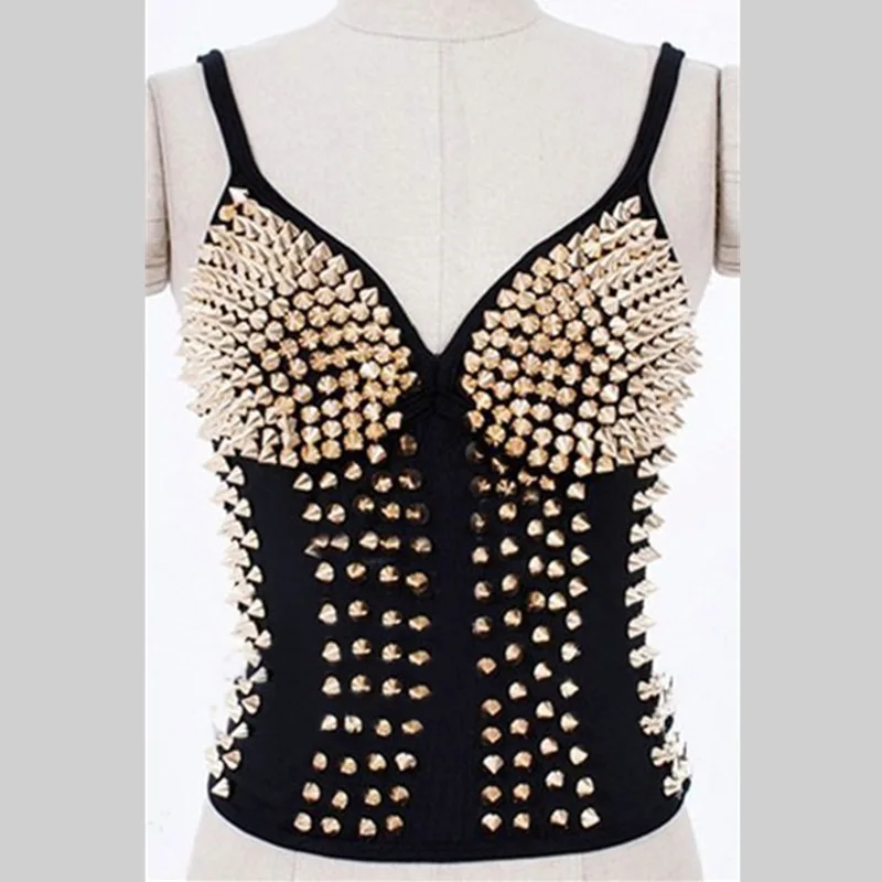 Женское нижнее белье с блестками черный клубный танцевальный бюстгальтер в