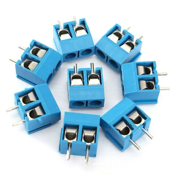 20x 2 Pin Plug-in Screw Terminal Block Connector 5.08mm Pitch Connectors Terminals Blocks | Обустройство дома