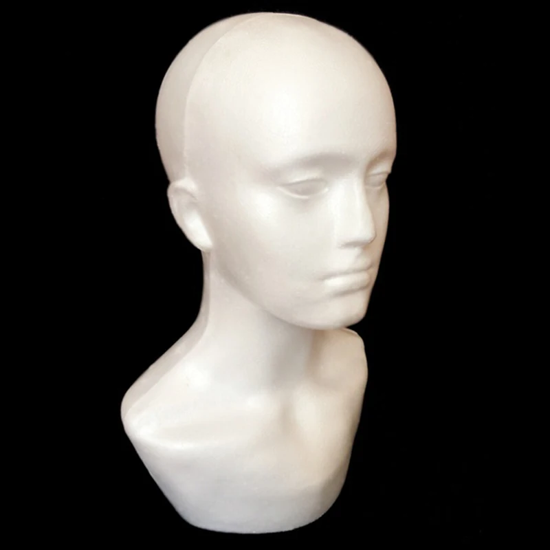 NOCM-Foam Male Display Mannequin Head Dummy Wigs Hat Scarf Stand Model |