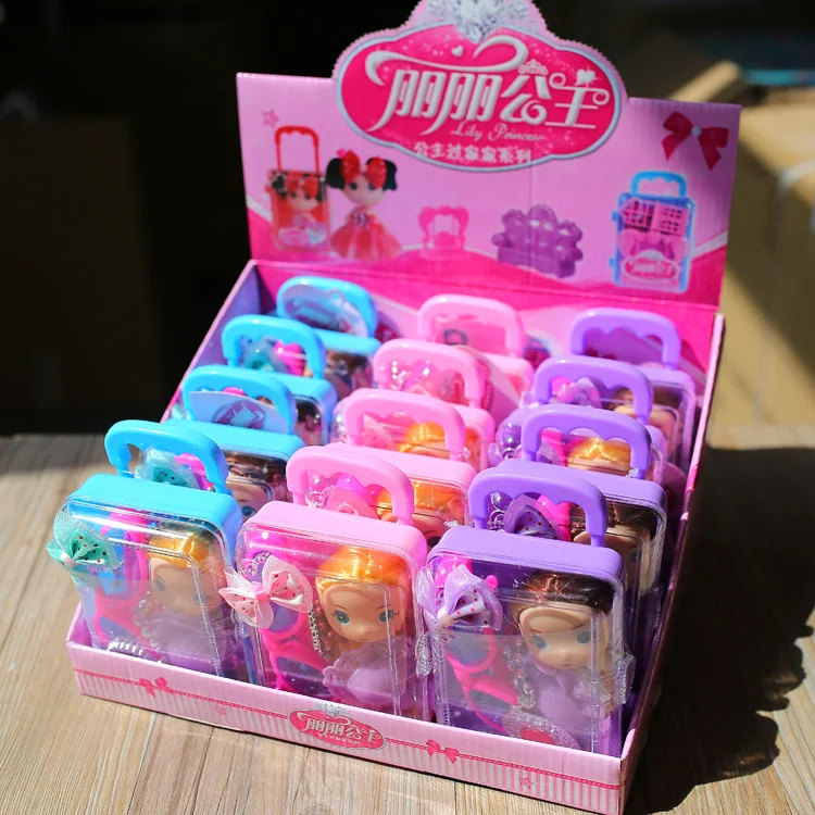 Новый игровой дом Игрушка Дети мультфильм чемодан Кукла девочка подарок на день