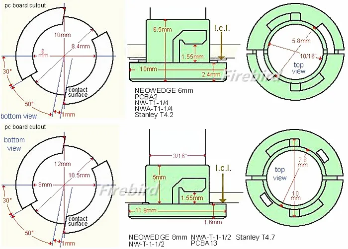 6 светодиодных ламп T4.2 3528 2SMD красный синий белый желтый зеленый розовый|dashboard