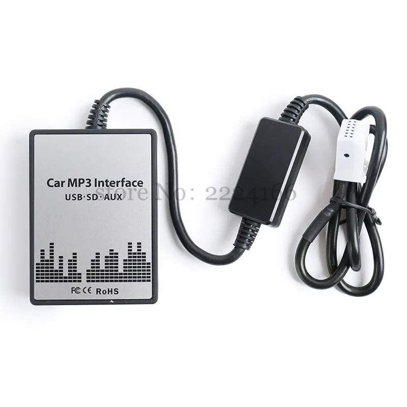 USB SD AUX Автомобильный MP3 музыкальный плеер адаптеры смена CD машины для Peugeot 207 307 607
