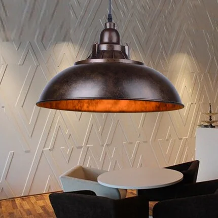 Simple Loft Style Iron Droplight Edison Industrial Vintage Pendant Light Fixtures For Dining Room Hanging Lamp Home Lighting | Освещение