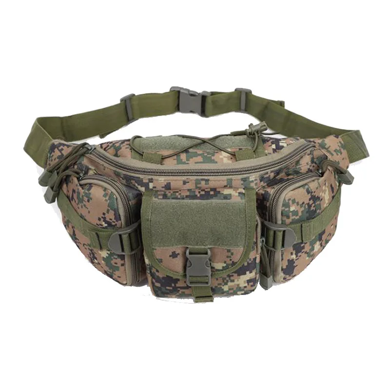 Tactical Molle Waist Bag Military Belt Pouch Pack Running Riding Travel Pocket Outdoor Sport Camping Hiking Hunting Accessories | Спорт и