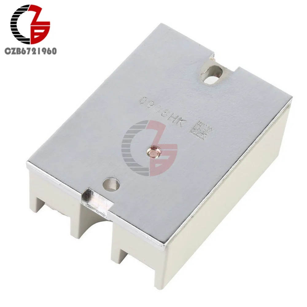 DC-AC твердотельный релейный модуль SSR-25DA 25A 3-32V DC В AC 24-380V SSR переключатель |