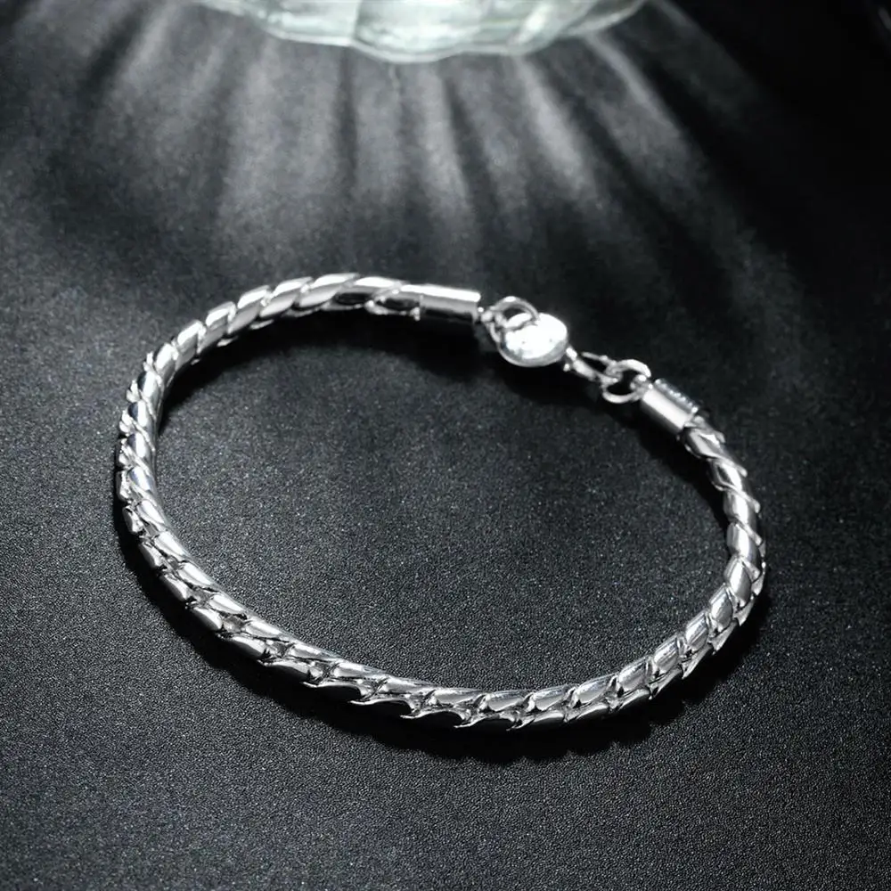 Twist pequenos маленькая веревка pulseiras bragalete cadenas цепи серебристого цвета schmuck irk bulgaria online