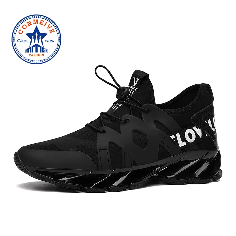 Мужские дышащие кроссовки из ПУ и ткани на весну/лето|brand running shoes|running brand shoesrunning