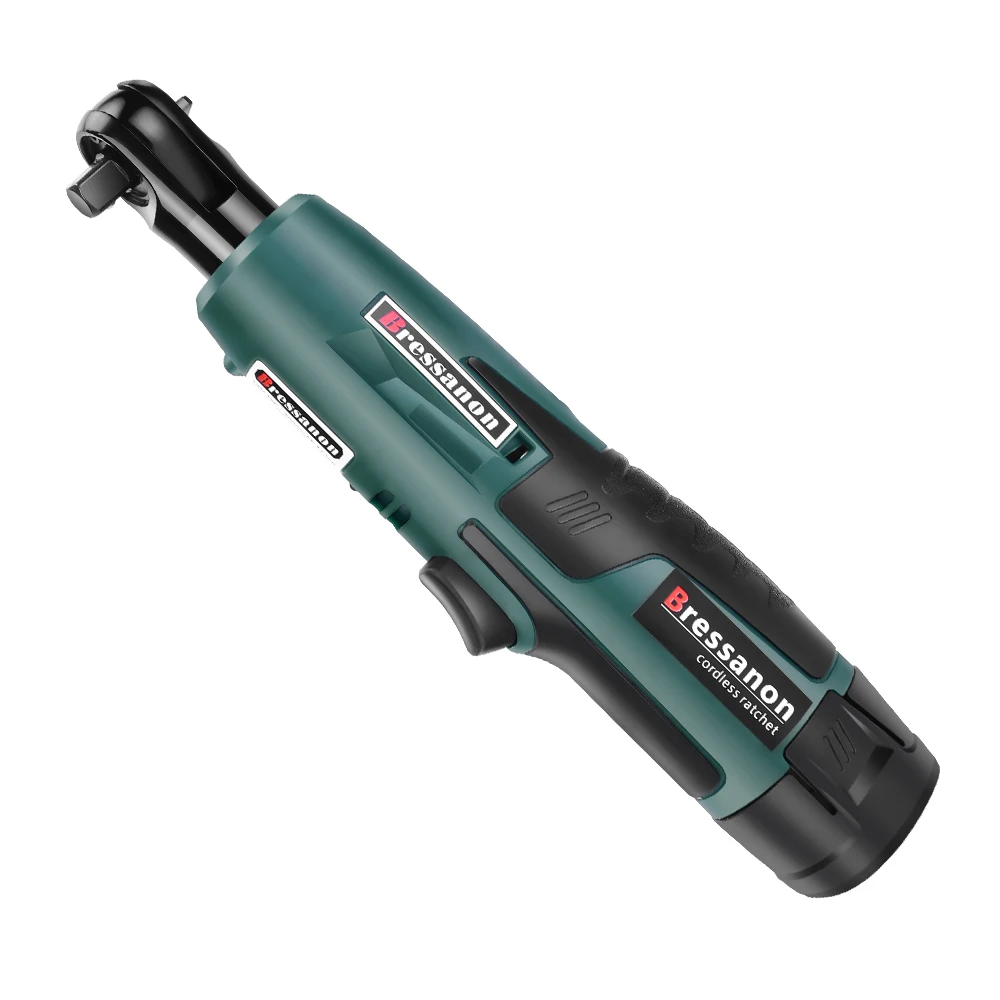 Bressanon 3/8 &quotЭлектрический Аккумуляторный Трещоточный ключ с 12 V 2000 mAh батарейный