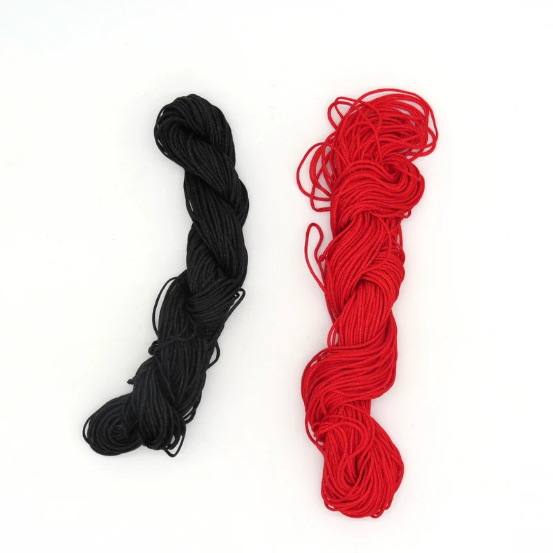 28Meters 1MM Wholesale Beading Thread Bead Cord String Strap Red/Black Rope For DIY Bracelet Necklace Keep Colors Fine Quality | Украшения