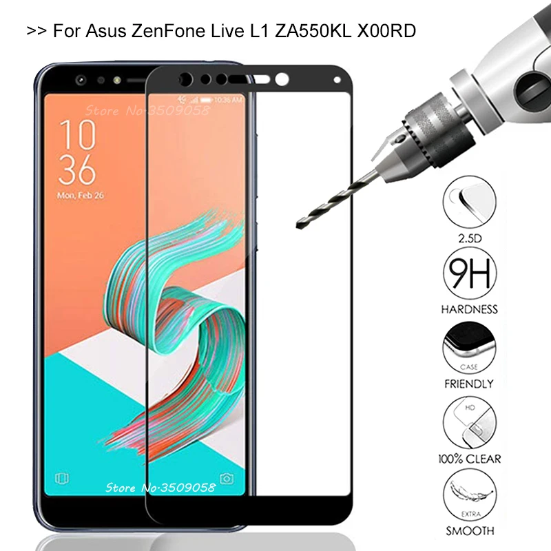 Защитная пленка для экрана для Asus Zenfone 5 Lite ZC600KL, защитное стекло Для Zenfone 5 Lite ZC600KL ZC 600KL X017D Glas, пленка sklo