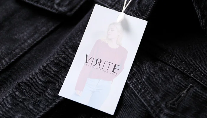 VIRITE Boyfriend куртки джинсовая Повседневная Свободная джинсовая куртка с карманами весна осень Черное Женское пальто женская верхняя одежда базовое пальто