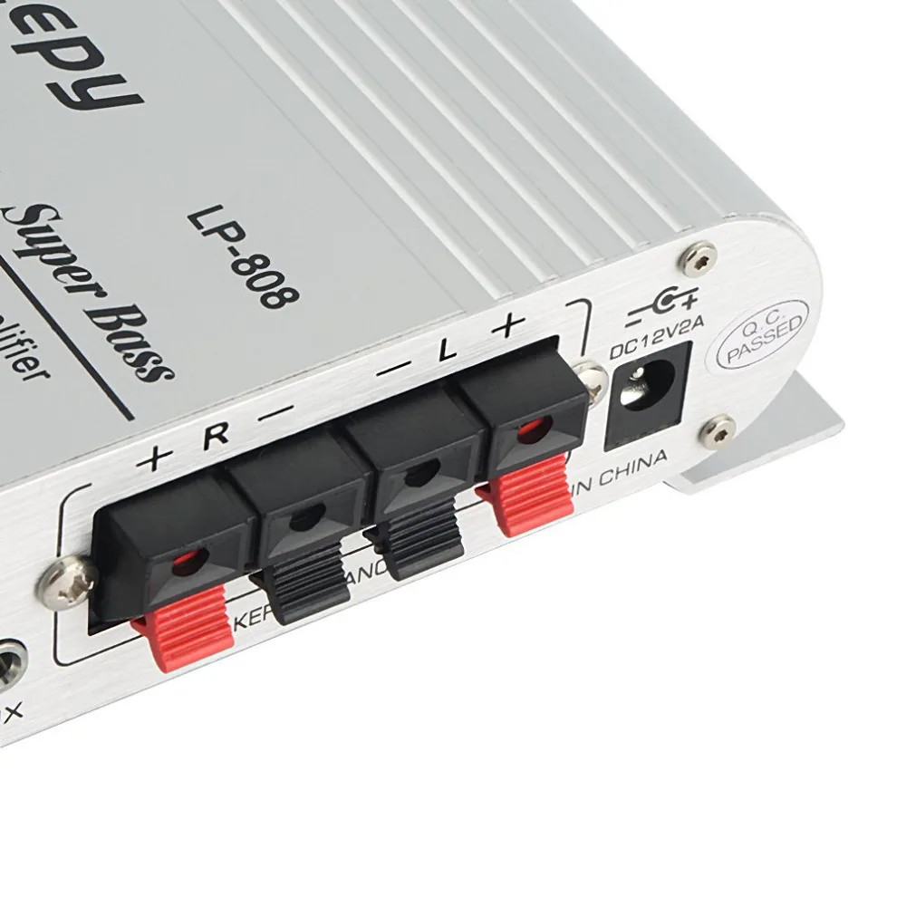Kebidumei 2 в Hi Fi стерео аудио усилитель домашний бас динамик Громкоговоритель с USB