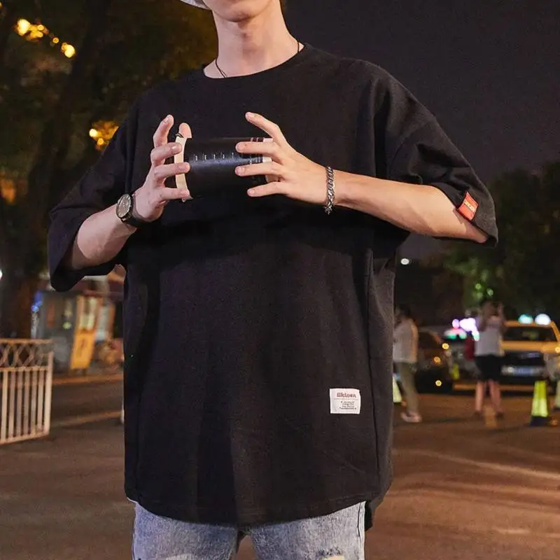 Мужская футболка в стиле Харадзюку летняя с коротким рукавом хип хоп 2019|Мужские