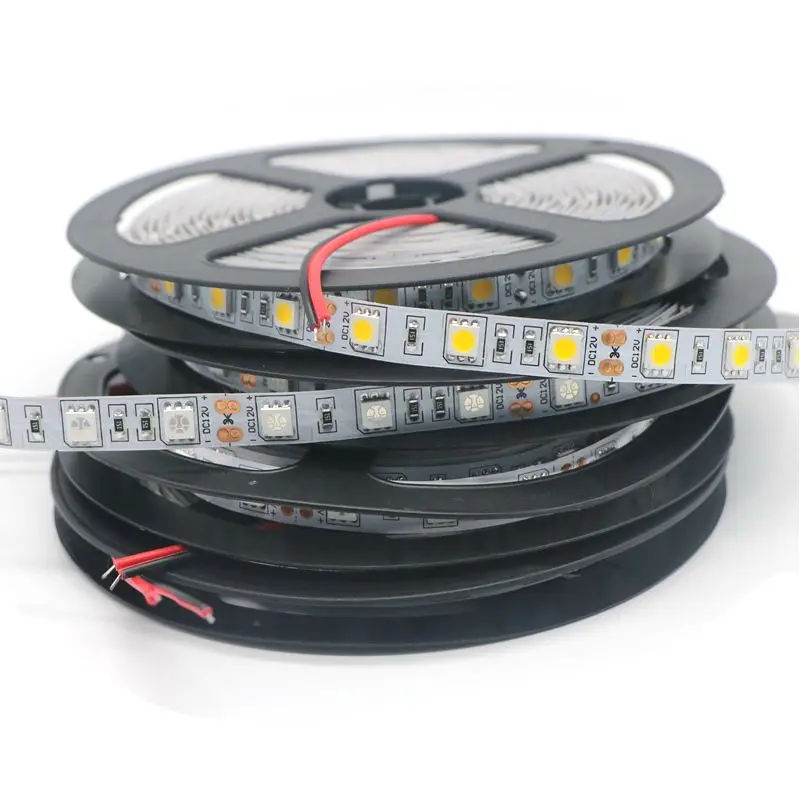 SZYOUMY High quality DC12V SMD 5050 LED Strip lights IP20 non-waterproof 60leds/m 5m/roll strip Free shipping | Лампы и освещение