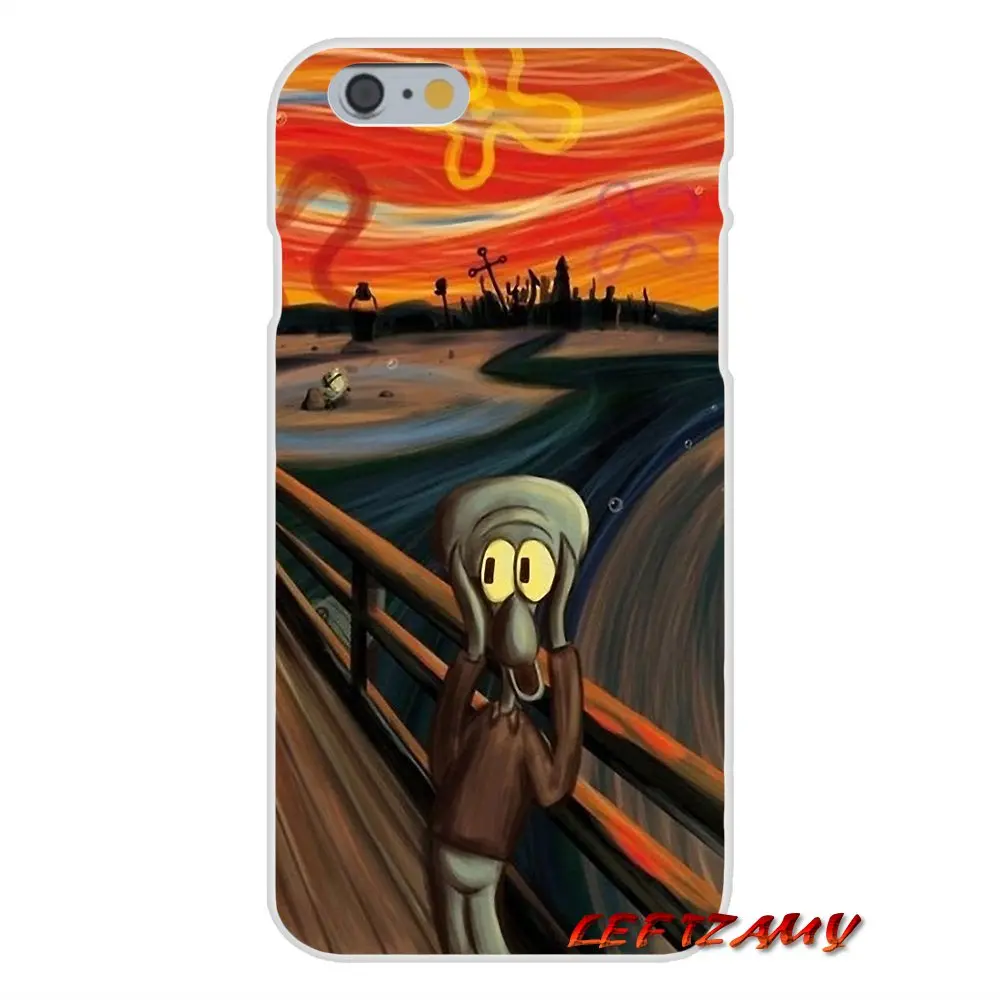 Забавная картина Кричащие Edvard Munch Микки аксессуары для телефона Чехлы iPhone X 4 4S 5 5S