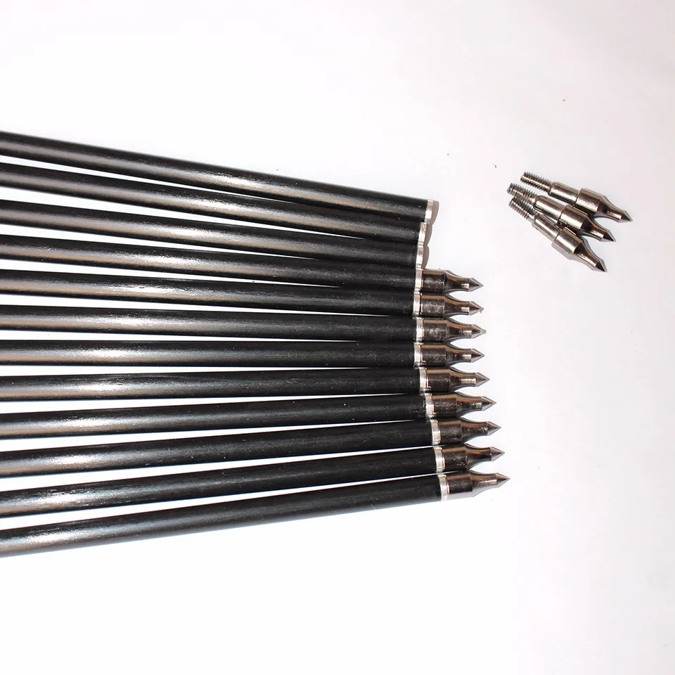 6/12/24 шт SP500 80 см OD8mm Стекловолоконная стрела со сменной стрелой и Nock