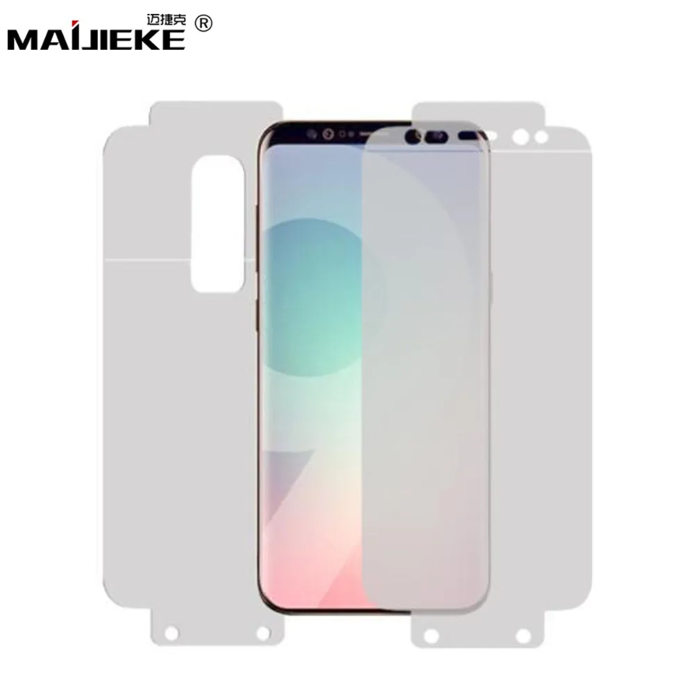 Мягкая Гидрогелевая Передняя и задняя пленка для Samsung Galaxy note 10 plus S10 Plus + S9 S8 S10e A70 A50