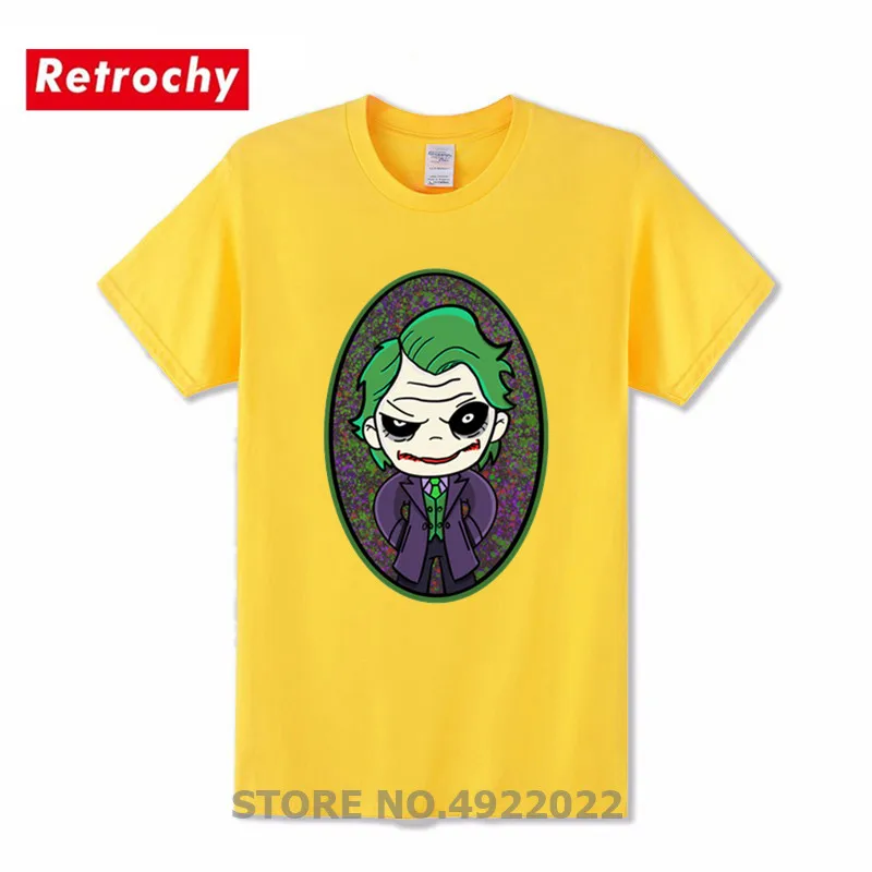 Summer Sale Men's T-shirt 3D Print Cute Clown Hip-Hop T Shirt Funny Chibi Joker Design Stylish Tshirt Maniac Jason Tops Clothing | Мужская