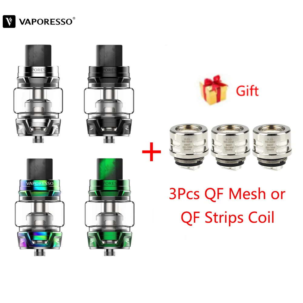 Оригинальный Vaporesso SKRR Танк Vape 8 мл распылитель пригодный для Lux Mod 510 коробка мод