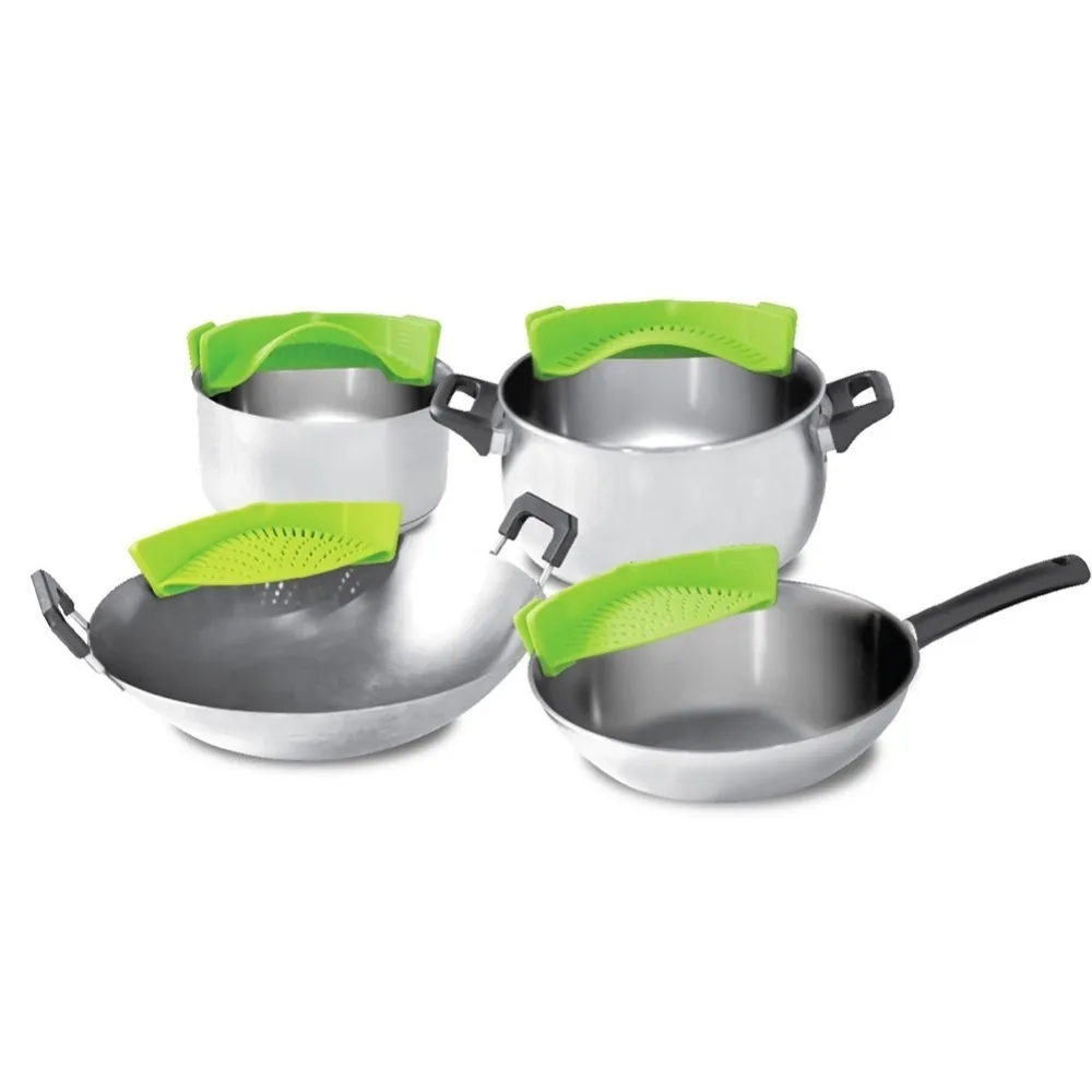 1 шт. кухонный горшок круглый дефлектор край Креативные кухонные инструменты