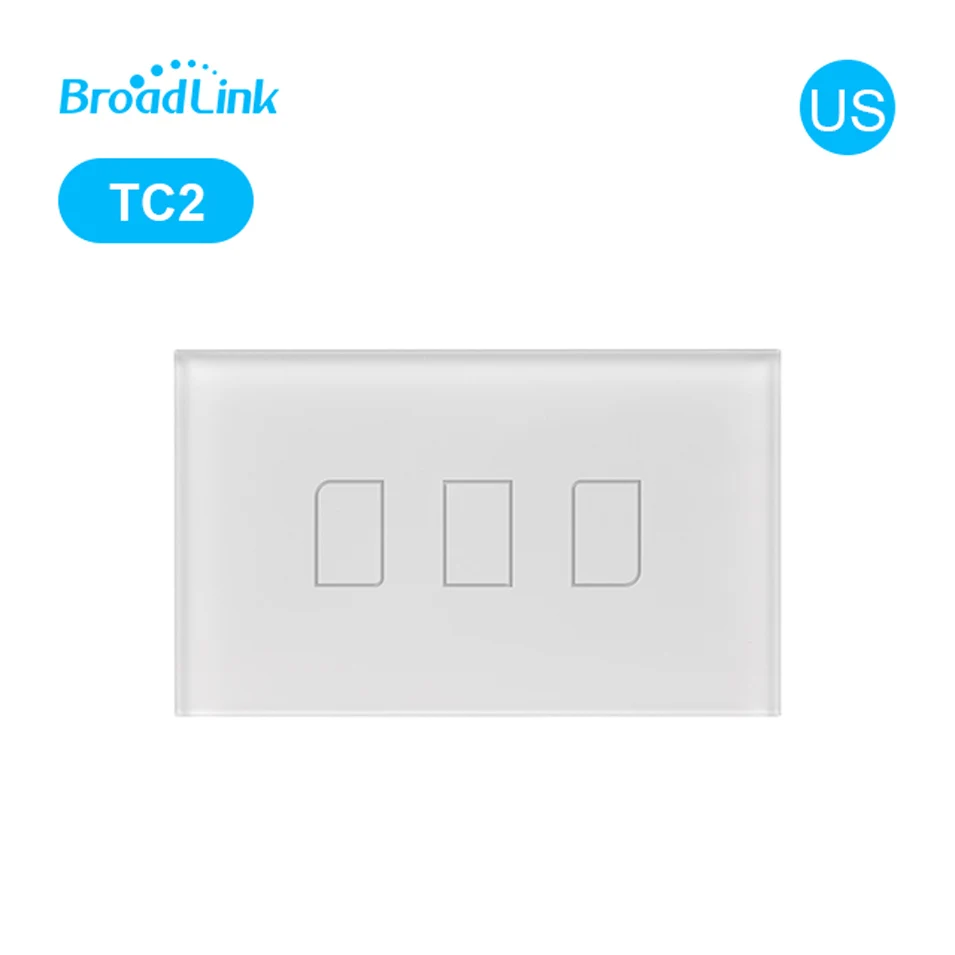 Оригинальный Broadlink TC2 стандарт США переключатель сенсорной панели умный дом