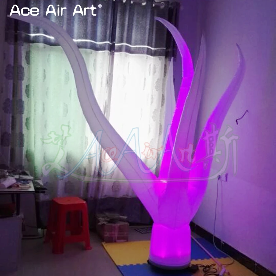 Красивое надувсветодиодный светодиодное дерево 2 5 м H с RGB-подсветкой для