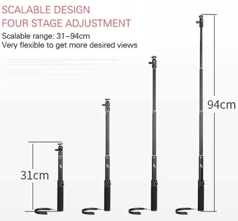 DJI OSMO Удлинительный полюсный стержень масштабируемая удлинительная