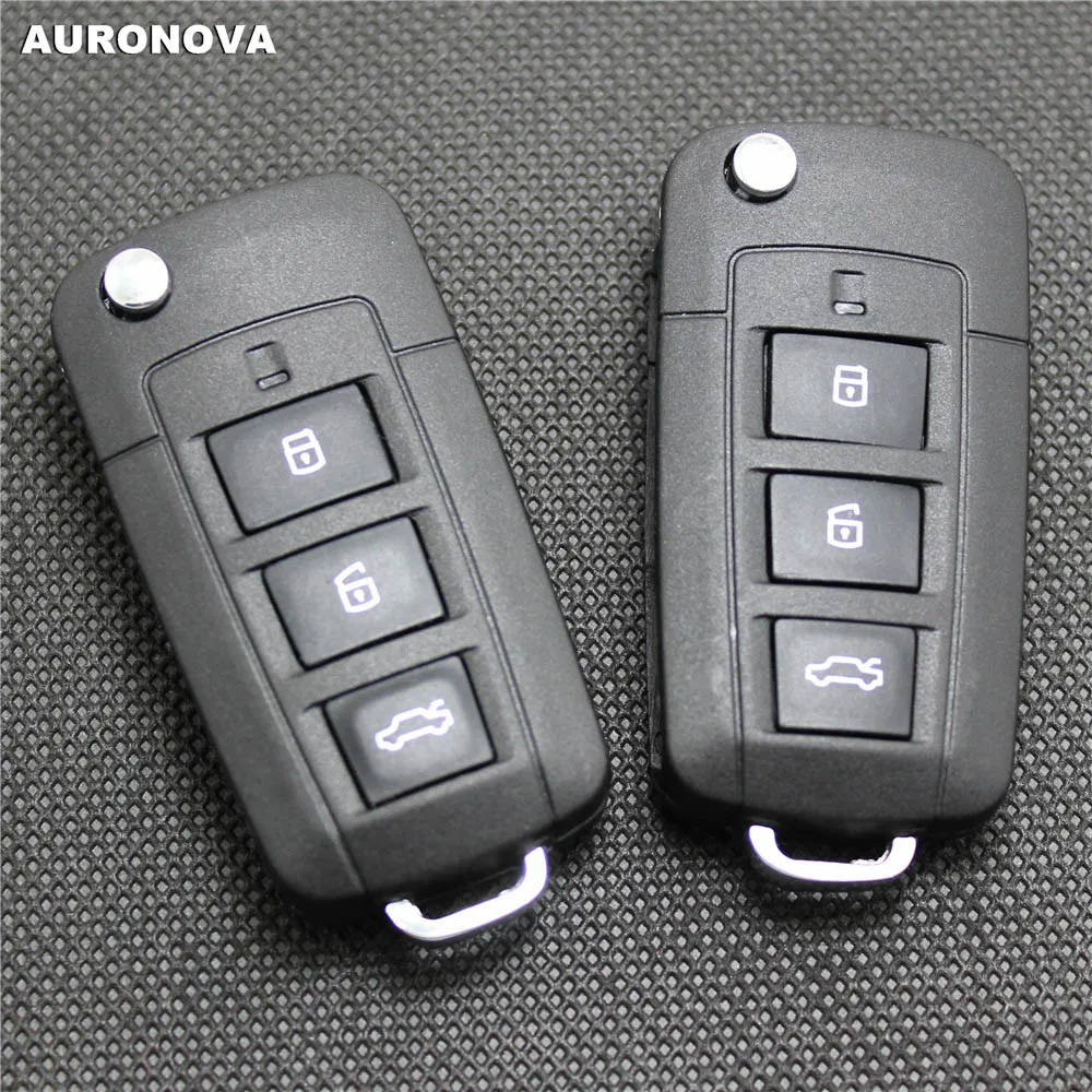 Чехол для складных ключей AURONOVA обновленный чехол Kia Cerato 3 + 1 задней кнопки