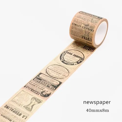 F Васи лента винтажная пуля журнал fournitures васи лента decorado широкая черная Дорожная бумага наклейки Скрапбукинг cinta adhesiva - Цвет: F