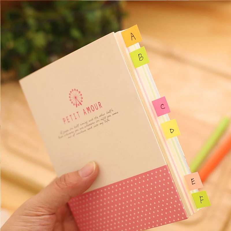 CXZY vintage sticky note kawaii index tabs memo pad planner sticker scrapbooking kawai items office list stationery post 3B823 | Канцтовары