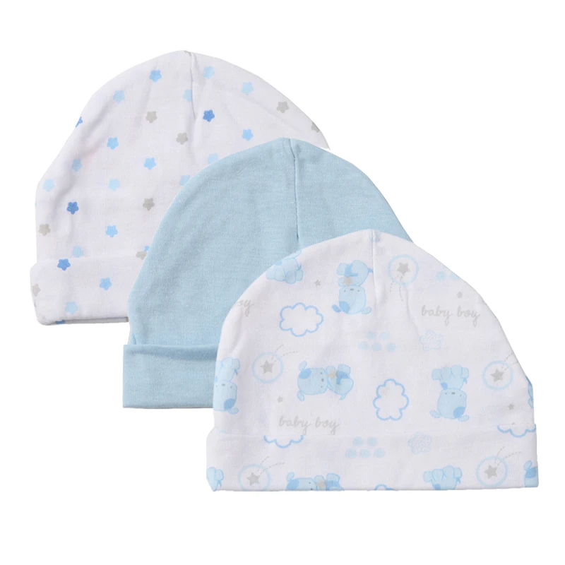 Baby Boy Caps Character Unisex Cotton 0-3 Months 4-6 Fitted Hats &amp infant 3 Pack | Детская одежда и обувь