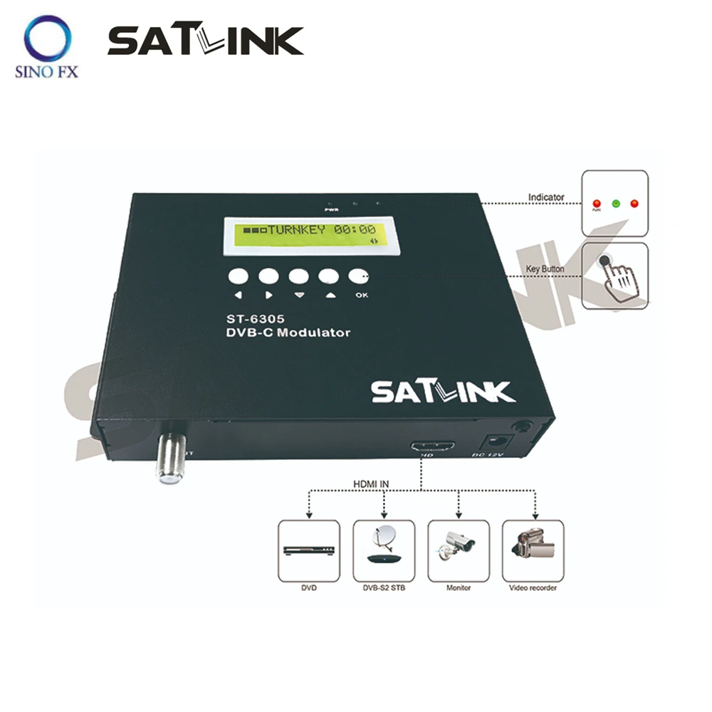 Satlink ST-6305 DVB-C модулятор 1 Маршрут