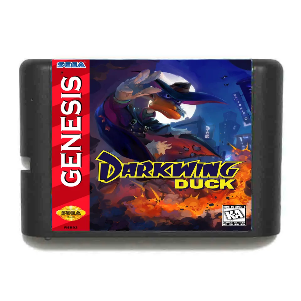 Игровая карта SEGA MD 16 бит Darkwing Duck для Sega Mega Drive Genesis|sega md game card|sega games16 bit |