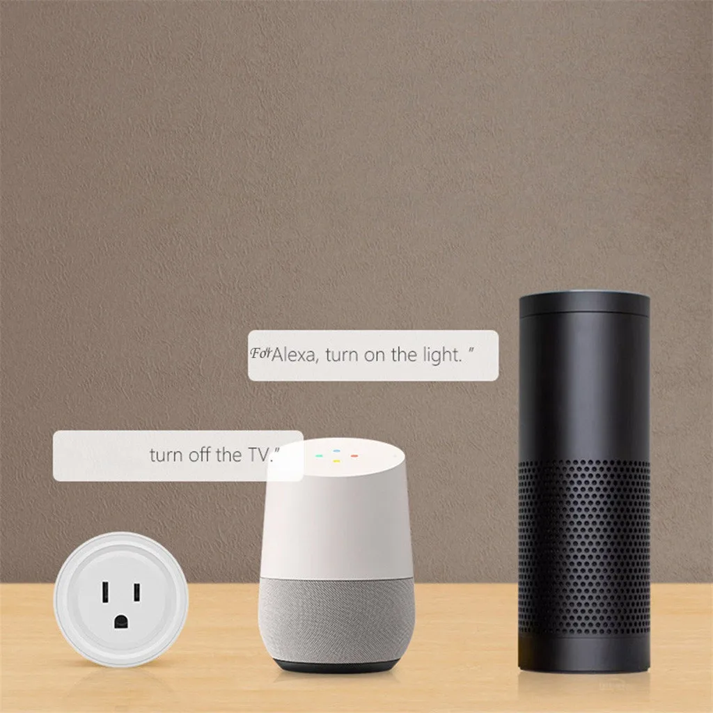 4 шт. умная розетка, умная розетка Wi-Fi, штепсельная вилка стандарта США, переключатель для Google Home, управление приложением, для Amazon Alexa, подключается через Wi-Fi разъем L0514