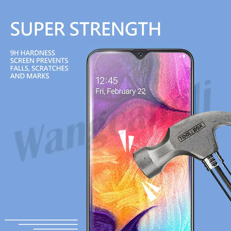 Закаленное стекло для samsung Galaxy a50 защитное на экран телефона Защитная пленка