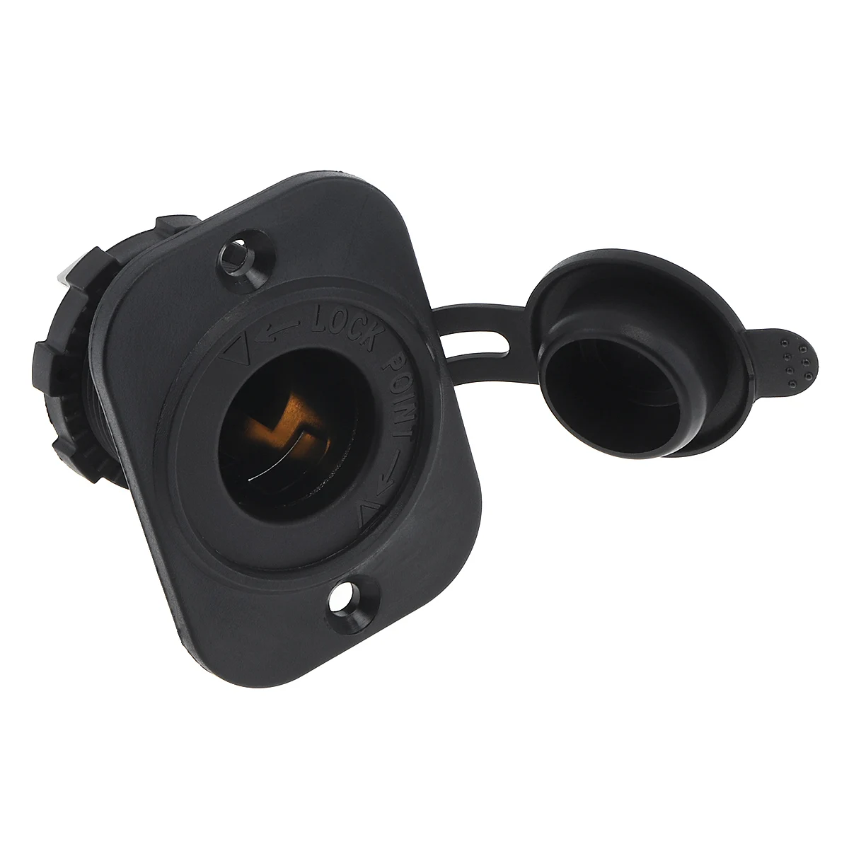 

Motorcycle Car Charger Black 12V Waterproof Power Socket GPS Mobile Phone Charger with Fixed Piece for Car Motorcycle Motorbike